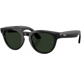 Умные очки Ray-Ban Meta* Headliner Gen 2 Shiny Black, Фотохромные линзы Graphite Green Transitions (RW4013), размер M